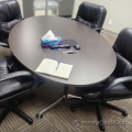 Oval Office Boardroom Meeting Table 72" x 48"
